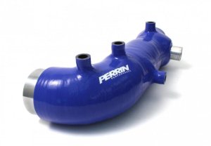 Subaru WRX STI Air Box Hose - Perrin Performance - Turbo Inlet Hose - Blue - `04-`21 Subaru WRX STI Air Box Hose - Perrin Performance - Turbo Inlet Hose - Blue - `04-`21